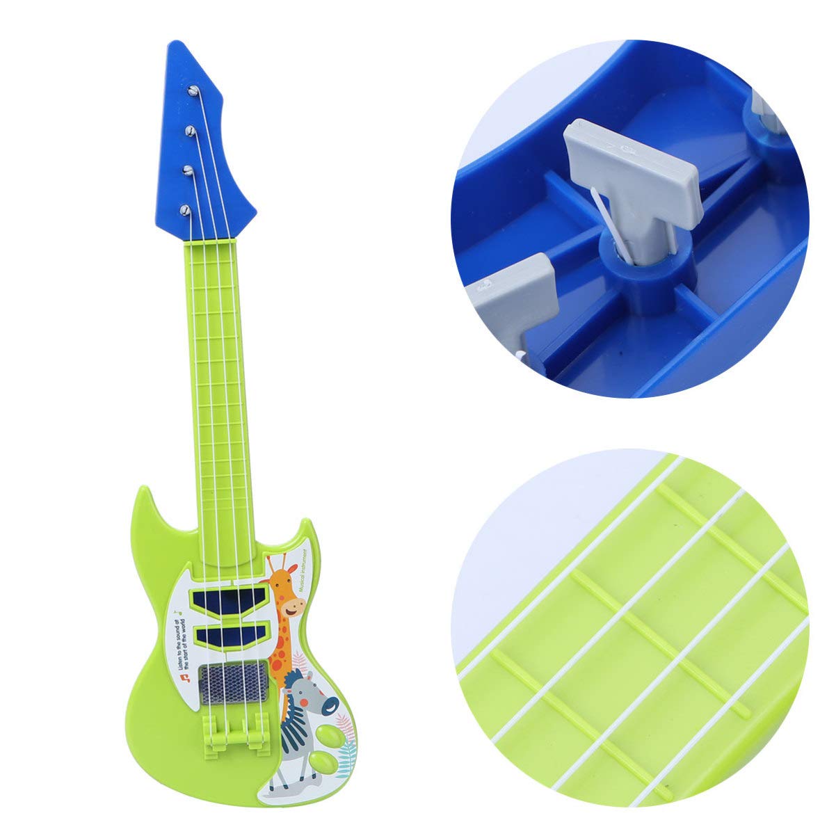 3-Piece Kids Guitar Toy Set - Colorful Mini Ukulele Musical Instruments for Toddlers & Children | Perfect for Birthday Gifts, Early Music Education & Pretend Play
