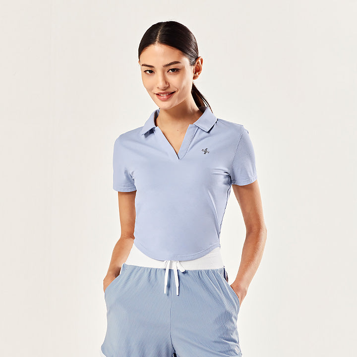 Eco Dex Open Collar Short Sleeve Shirt for Men - Breathable Casual Summer Tops - Perfect for Outdoor Activities, Travel & Office Wear