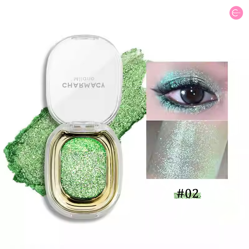 CHARMACY Multichrome Eyeshadow & Highlighter - Gradient Shimmer Makeup for Day & Night Looks - Perfect for Parties, Cosplay, and Special Occasions