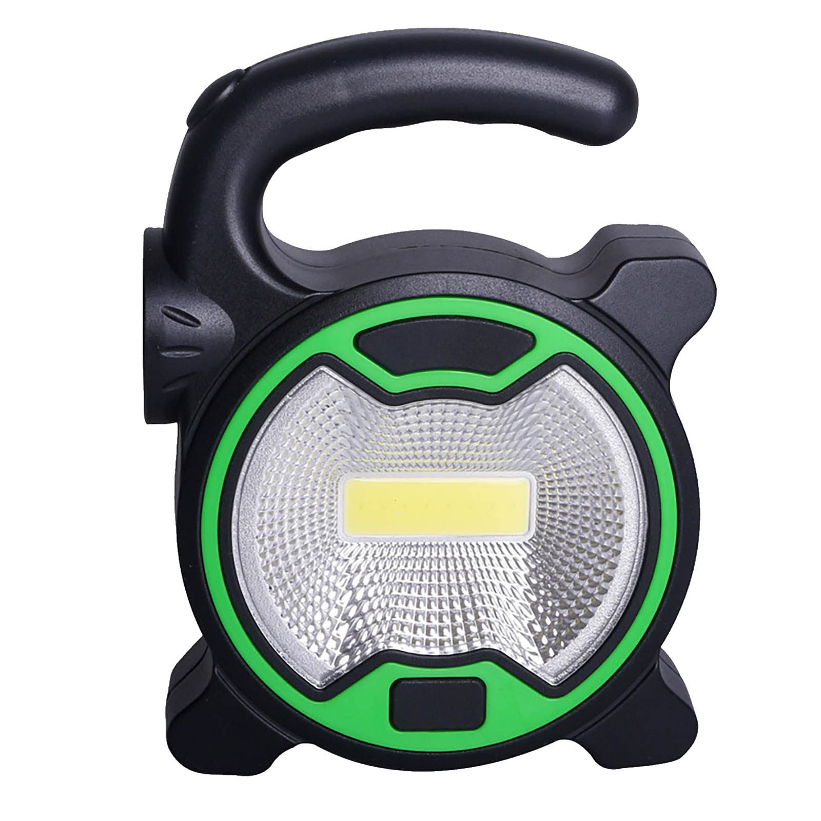 Aozhen COB LED Camping Light - Portable Outdoor Searchlight for Emergency, Tent, Hiking & Home Use - Rechargeable White Light for Camping, Backyard, Power Outages (Green, One Size)