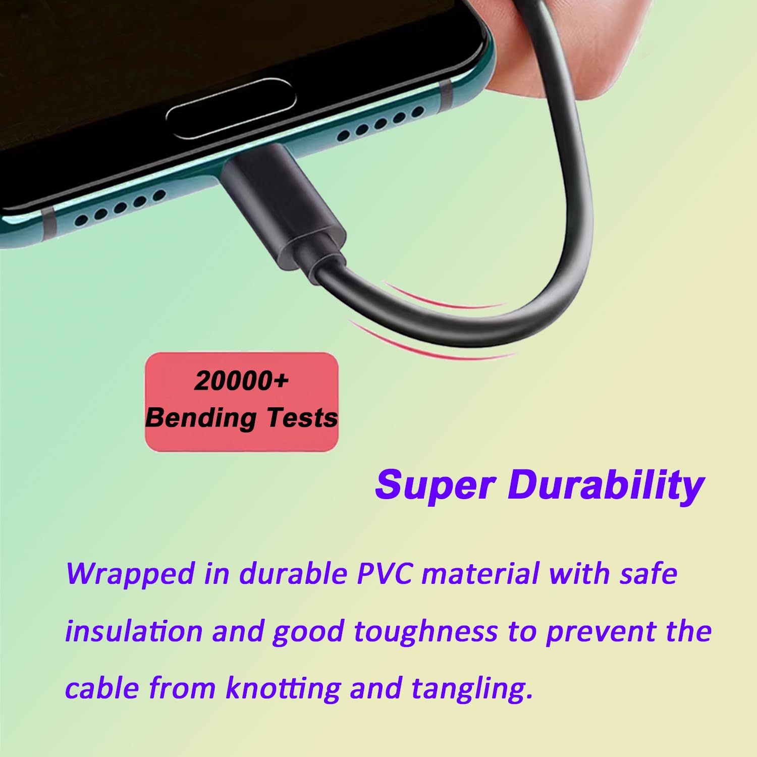 Premium USB A to USB C Charging Cable for Sony WH-1000XM3/XM4/XM5, Bose QC45/700, Beats & JBL Headphones - Fast Charging & Data Sync - Perfect for Travel, Office & Home Use