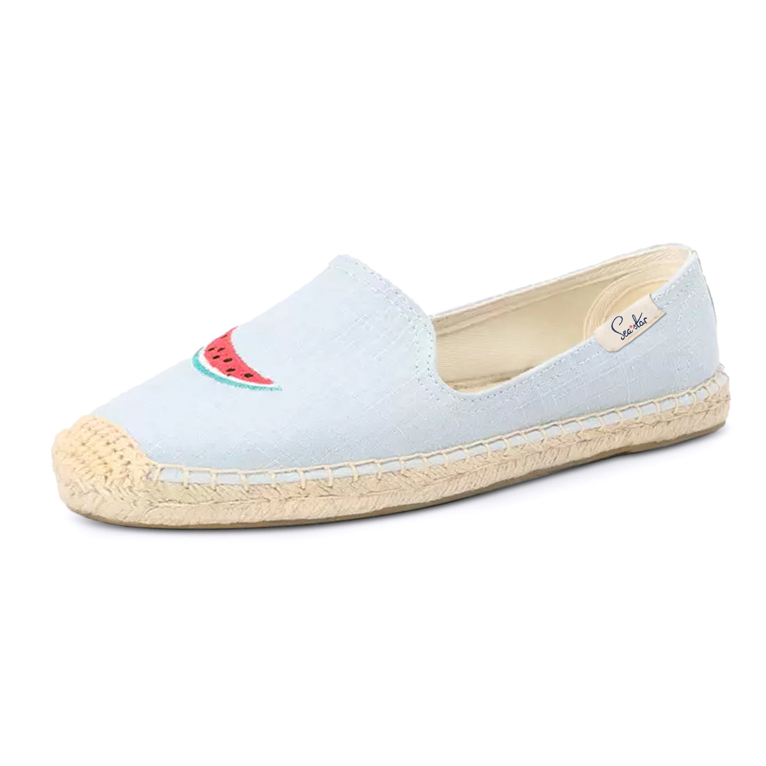 Bayside Beach Club Women's Espadrille Sandals - Watermelon Sky Color | Comfortable Summer Casual Shoes for Beach, Vacation, and Outdoor Activities