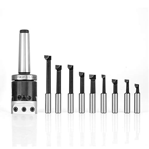 High Precision Steel Boring Head Shank - Portable & Durable for Industrial Hole Boring, Outer Circle & End Face Machining | Ideal for Lathe, Milling & CNC Applications