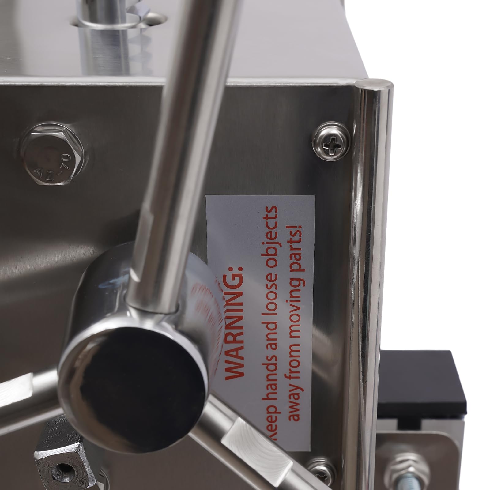 Commercial Churro Maker Machine - 3L Stainless Steel Vertical Donut Maker with Hand Crank & 5 Nozzles - Perfect for Home, Restaurants, Bakeries & Cafes - Make Delicious Churros, Donuts & Desserts for Parties, Events & Street Food Business