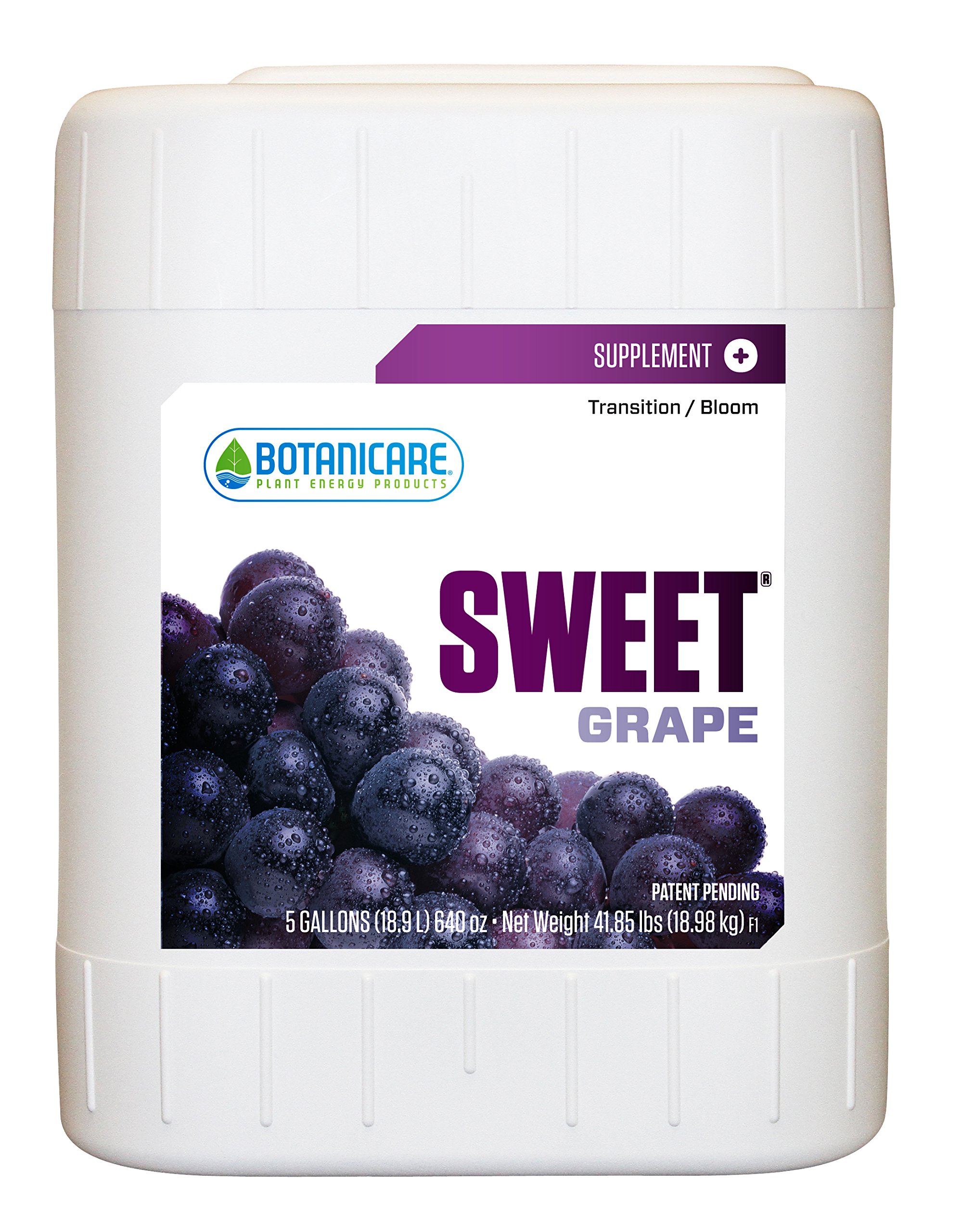 Botanicare SWEET GRAPE Mineral Supplement for Hydroponics - 5 Gallon | Plant Nutrient Booster for Fruits & Vegetables | Ideal for Indoor Gardening & Greenhouse Use