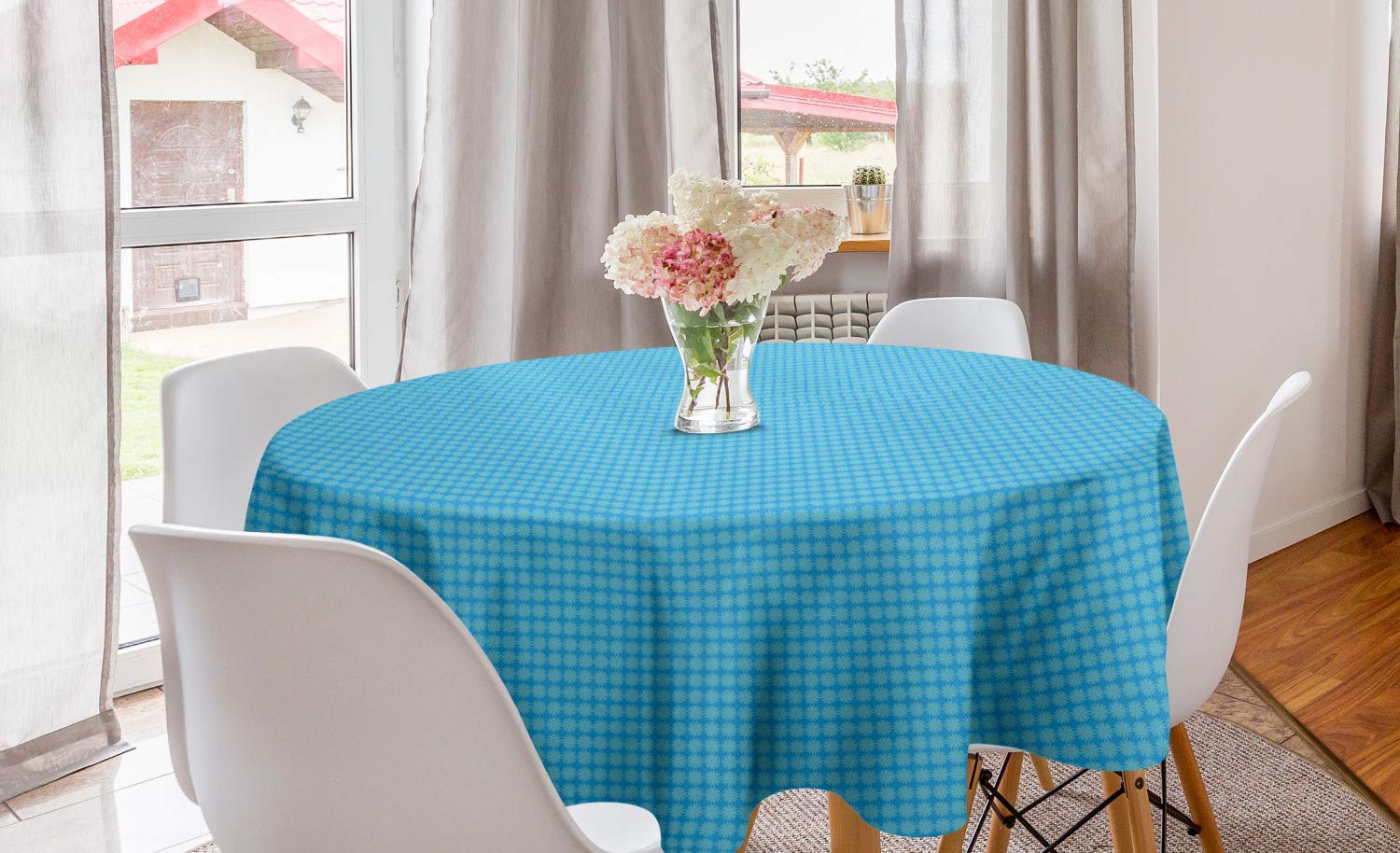 Ambesonne Abstract Round Tablecloth 60
