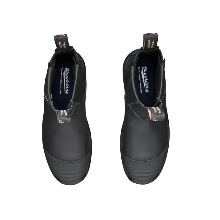 Blundstone 165 Work & Safety Boot with Met Guard - Black Steel Toe Work Boots for Men & Women | Durable & Comfortable for Construction, Warehouse & Outdoor Jobs