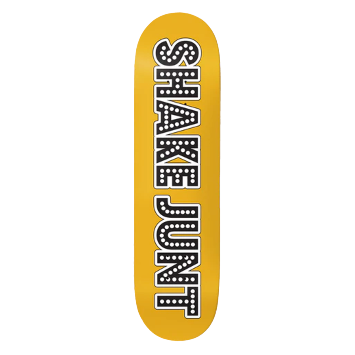 Shake Junt Stretch Yellow Skateboard Deck 8.5