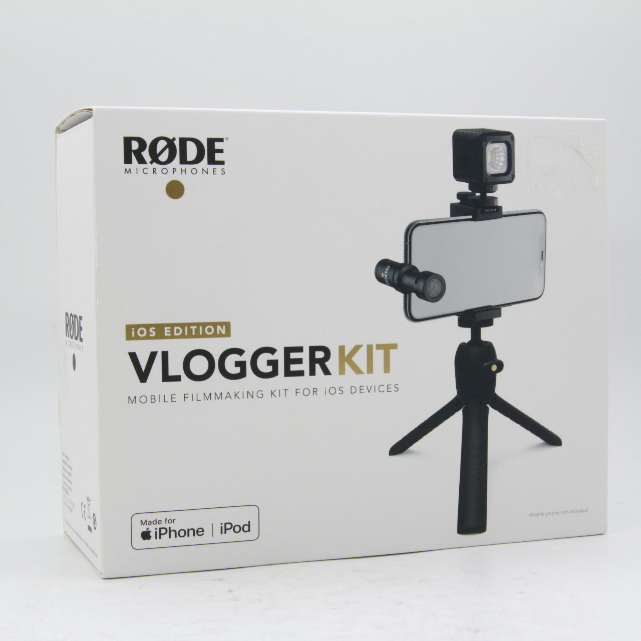 Rode Vlogger Kit iOS Edition - Professional Filmmaking Kit for iPhone & iPad with Lightning Port | Open Box Excellent Condition | Perfect for YouTube Vlogging, Travel Videos & Social Media Content Creation