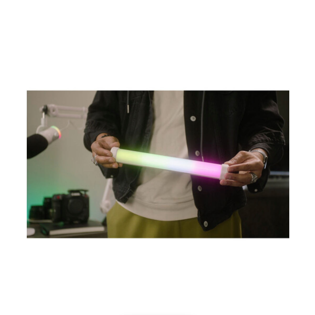 Amaran PT1c RGB LED Light Tube (1 Foot) - Professional Studio Lighting for Photography, Videography & Home Decor