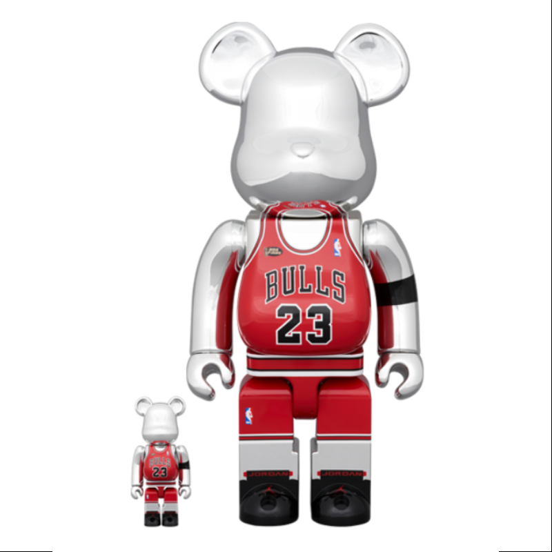 Be@rbrick Michael Jordan 1998 Last Shot 400% & 100% Limited Edition Collectible Figure - Perfect for NBA Fans, Sneakerheads, and Toy Collectors