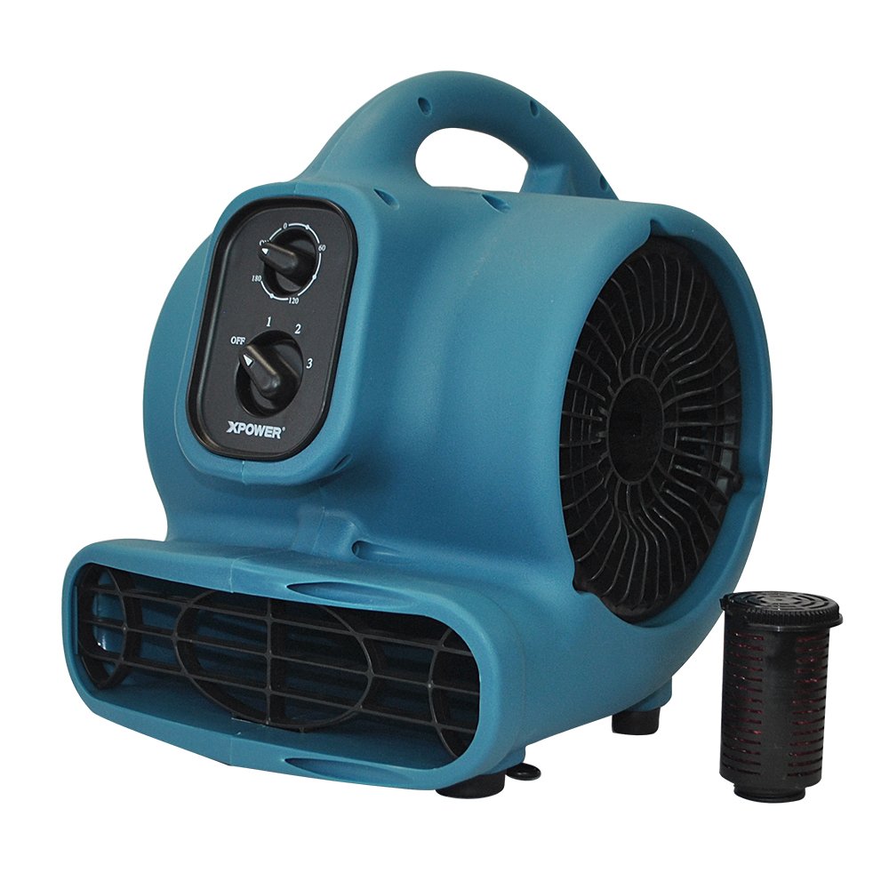 XPOWER P-450NT 1/3 HP Scented Air Mover with Ionizer - Lavender Vanilla Aroma, Timer & Refillable Freshener Beads (8 oz) | Portable Air Freshener for Home, Office & Car | Eliminates Odors & Purifies Air