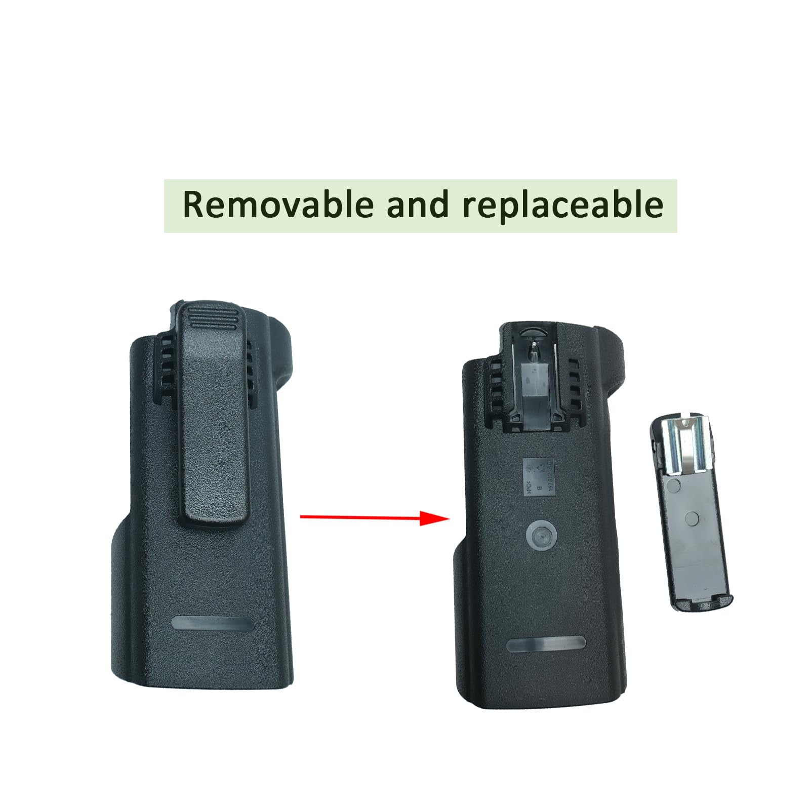 BVMAG 2-Way Radio Holster for Motorola PMLN5331 PMLN5331A APX 7000 - Universal Holder Carry Case for 1.5/3.5 Inch Portable Radios - Top & Dual Display Compatible - 2 Pack - Perfect for Security, Construction & Outdoor Activities