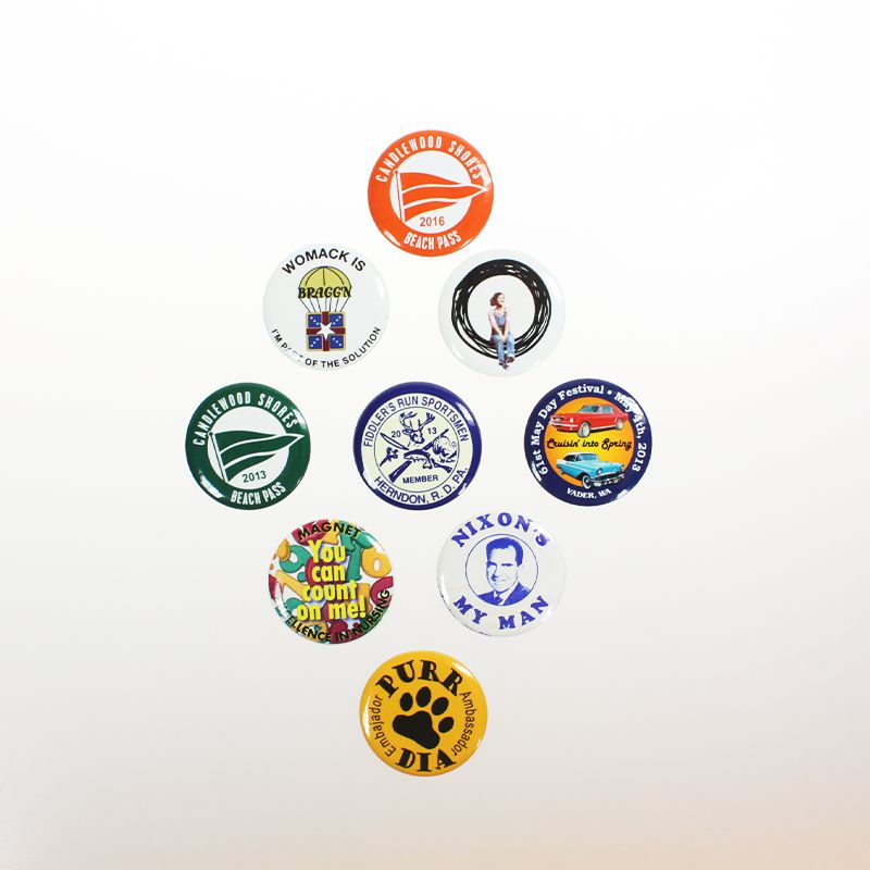 1 3/4 Inch Round #3 Custom Promotional Buttons - Bulk Pinback Buttons for Events, Campaigns & Fundraisers - Perfect for Political Campaigns, School Events & Trade Shows