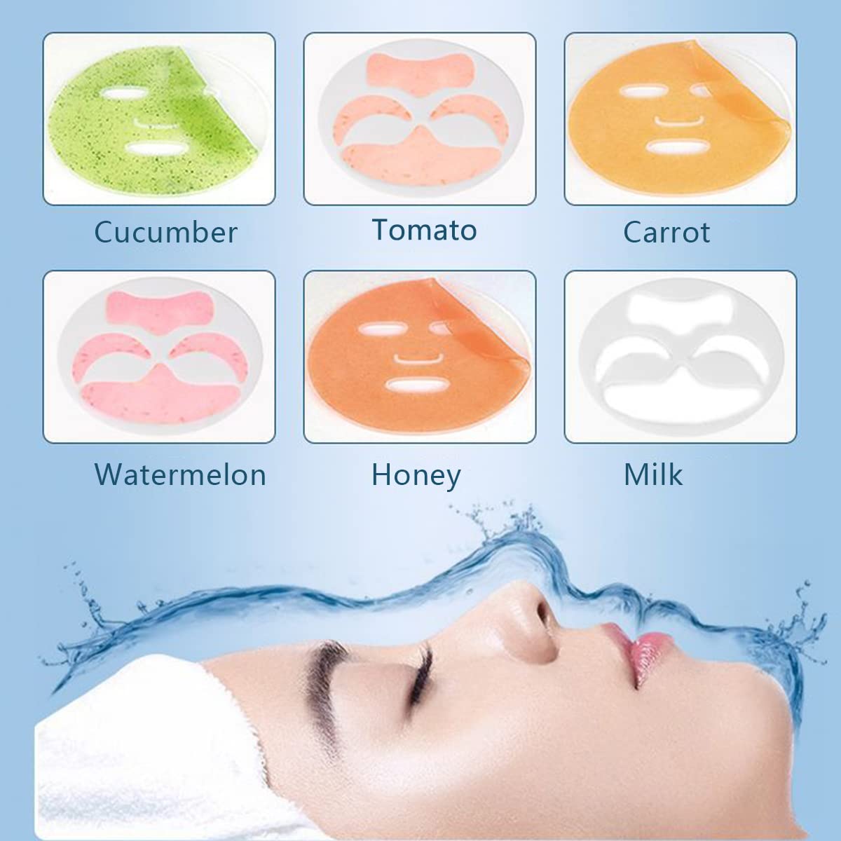 USB Rechargeable DIY Automatic Facial Mask Maker Machine - Multi-Function for Natural Fruit, Vegetable & Collagen Cream Masks | Home Spa & Beauty Care Device for Glowing Skin