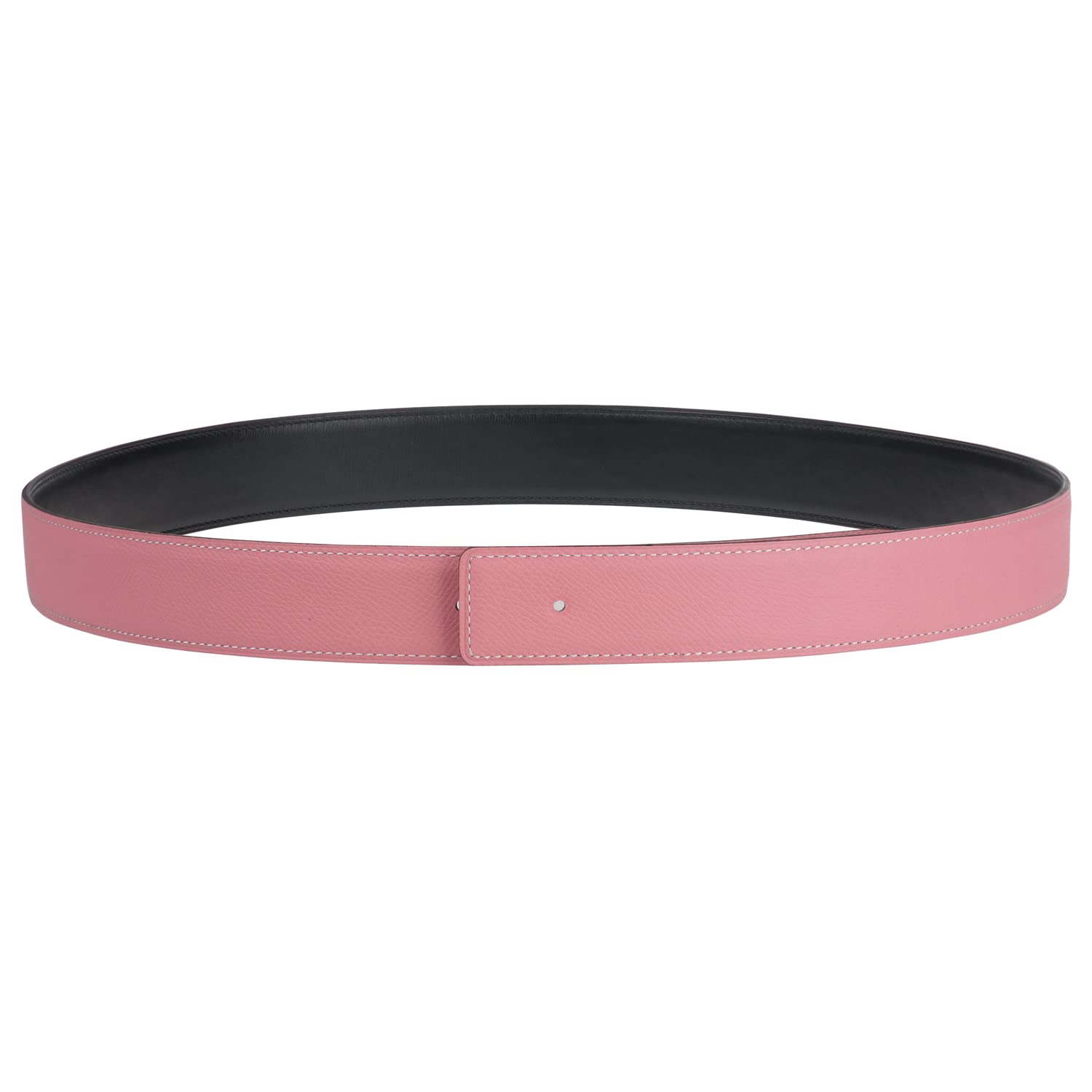 UzHot Full Grain Cow Leather Belt Strap - 32mm Wide Replacement Belt Without Buckle for Men | Durable Dress & Casual Belts for Office, Jeans & Everyday Wear