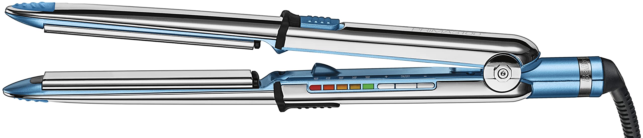 BaBylissPRO Nano Titanium Prima Ionic Hair Straightener & Curler - Professional Dual Styling Tool for Smooth Straight Hair or Voluminous Curls - Perfect for Home Use, Salons & Travel