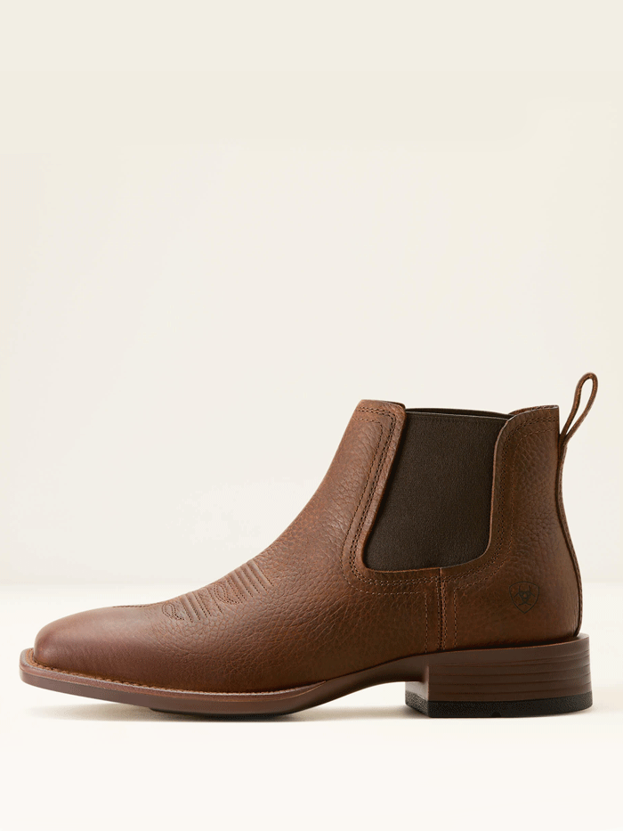 Ariat Men's Booker Ultra Western Boot - Brown Oiled Rowdy Cowboy Boots for Riding, Work & Country Style Fashion
