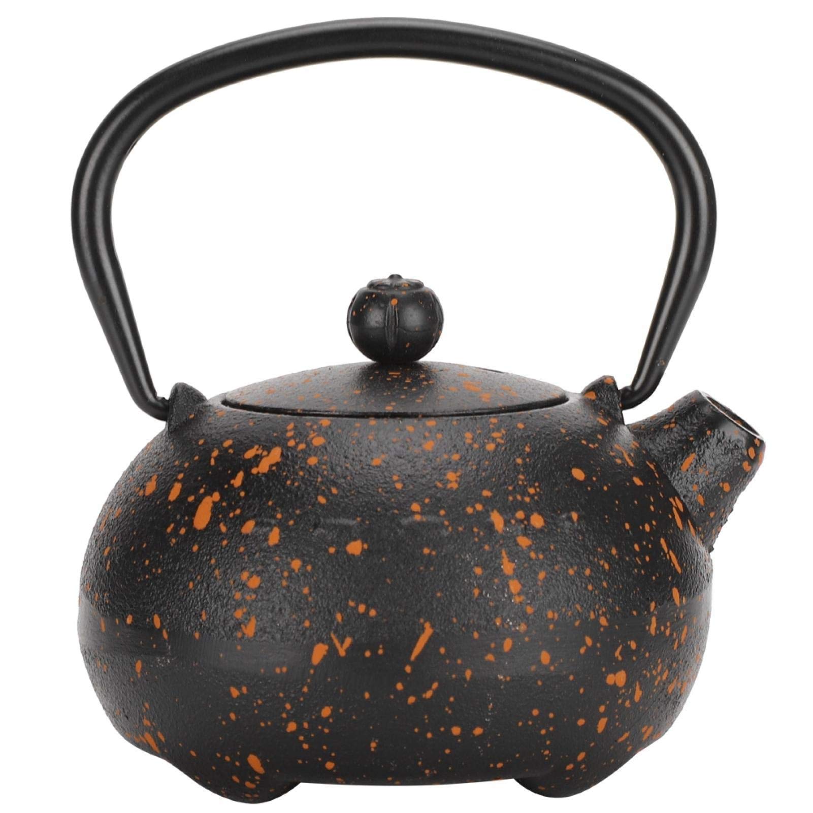 Premium Heat-Resistant Cast Iron Tea Kettle - Japanese Tetsubin Style Stovetop Teapot for Home, Office & Outdoor Camping Use