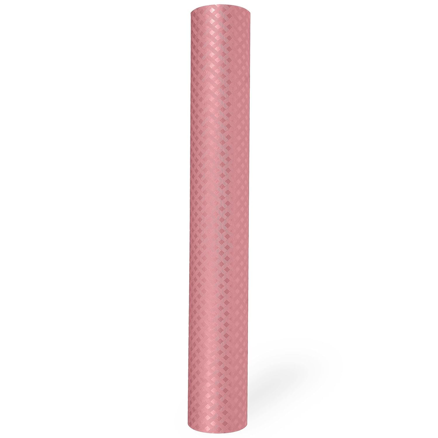 GripEasy 45 cm x 4 m Peach Food Grade EVA Multipurpose Shelf Liner Roll - Non-Slip Kitchen Drawer Mat, Cabinet Liner, Dining Table Protector, Wardrobe Shelf Cover (Peach Texture) - Perfect for Kitchen, Pantry, Office & Home Organization