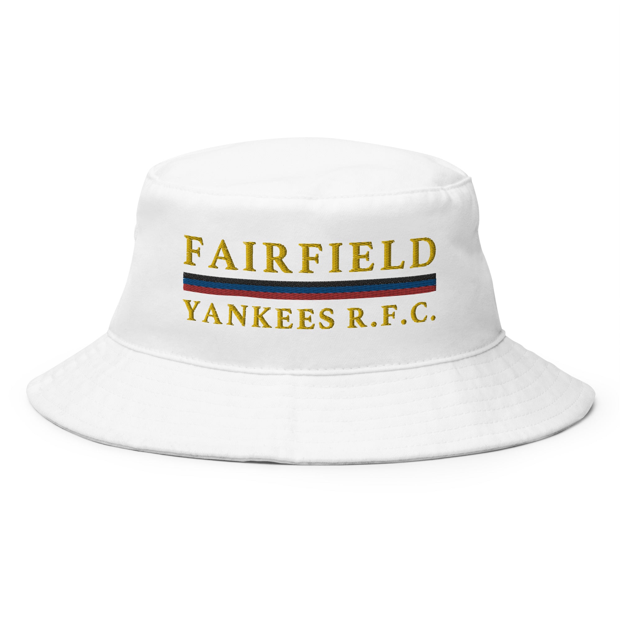 Fairfield Yankees RFC Bucket Hat - Adjustable Cotton Baseball Cap for Men & Women - Perfect for Outdoor Sports, Beach, Fishing & Summer Fashion