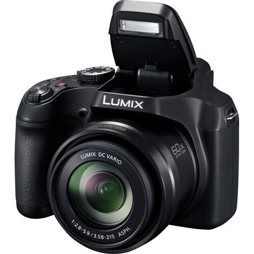Panasonic Lumix FZ80D 4K Digital Camera with 60X Zoom Lens, WiFi & 18.1MP Sensor - Perfect for Travel Photography, Wildlife Shooting & Vlogging