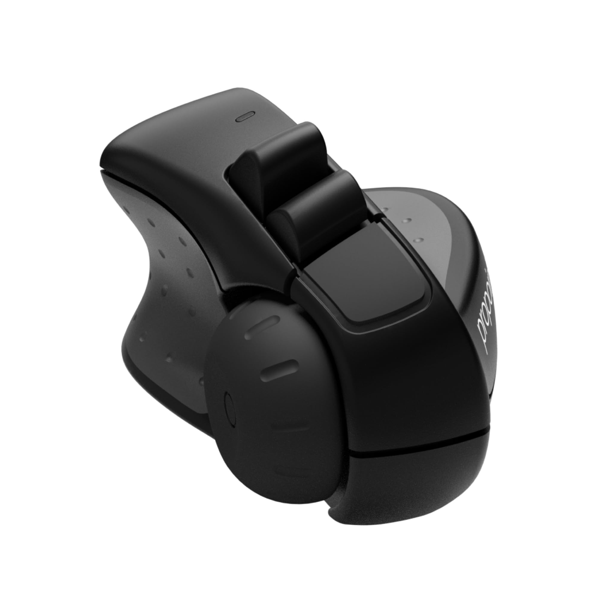 Swiftpoint ProPoint Wireless Ergonomic Mouse - Bluetooth Rechargeable Presentation Clicker & Laser Pointer for Laptop, iPad, PC - Portable Mini Travel Design (Black) | Perfect for Business Meetings, Remote Work & On-the-Go Professionals