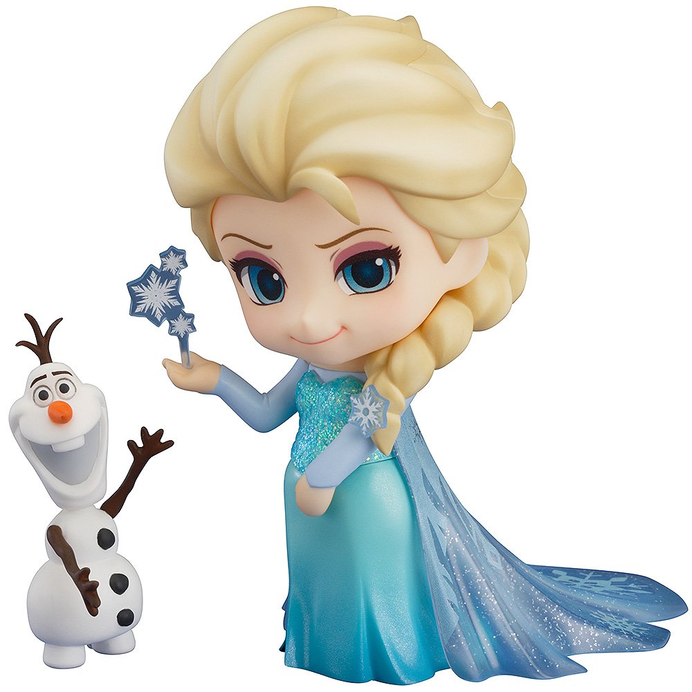 Frozen Elsa Nendoroid Action Figure - Collectible Disney Princess Doll with Multiple Poses & Accessories - Perfect for Display, Gifts, and Anime Fans