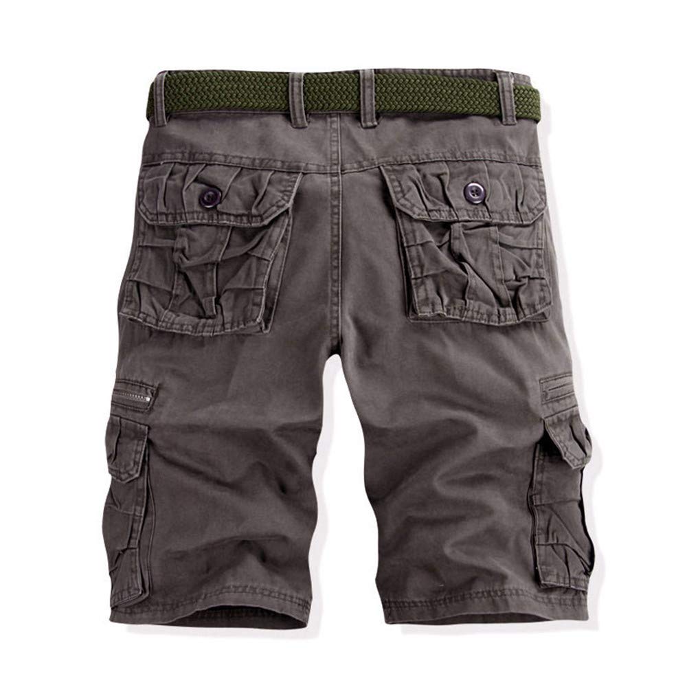 **Men's Cargo Work Shorts - Durable Outdoor Casual Pants with Multiple Pockets - Perfect for Beach, Hiking, and Everyday Wear**