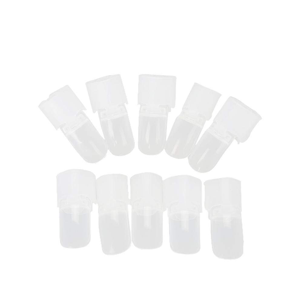 10Pcs Nail Polish Protector Tips - Finger Nail Varnish Shield for Manicure & Nail Art | Reusable Nail Polish Guards for Perfect DIY Home Salon & Professional Use