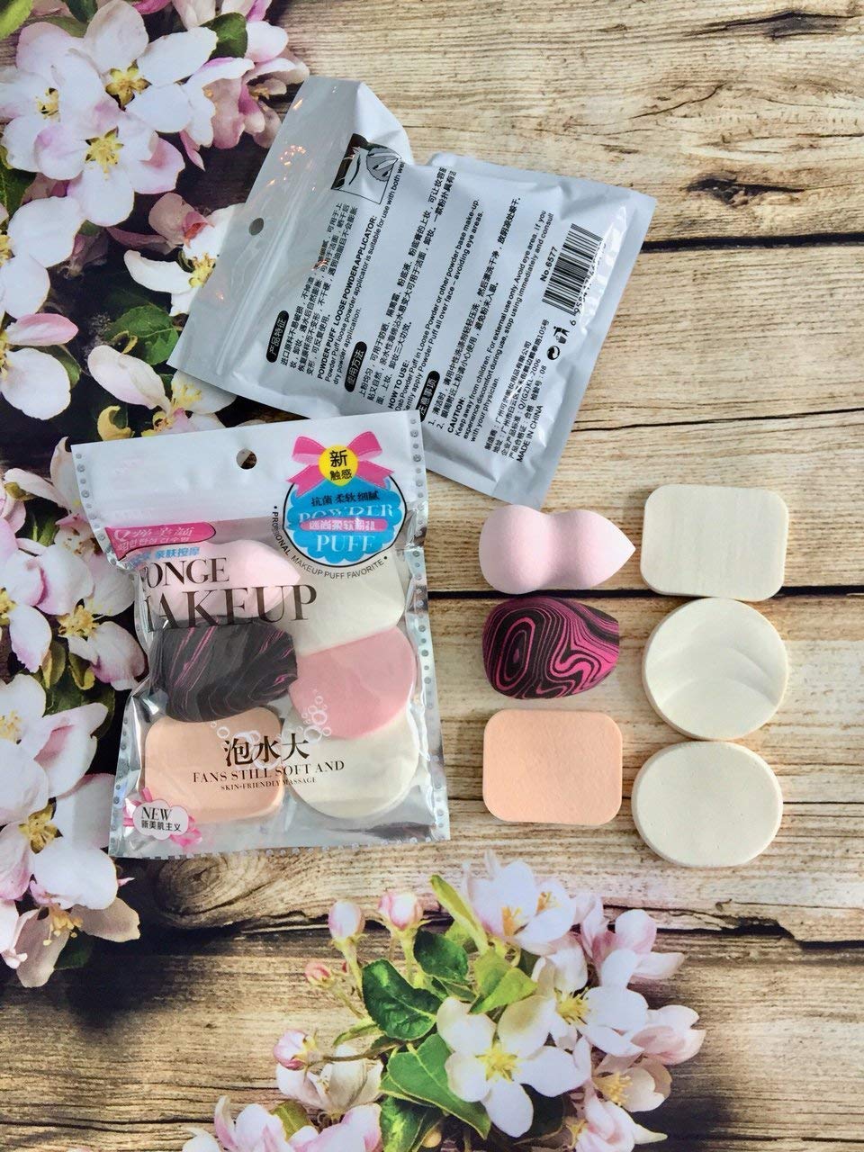 Professional Makeup Blender Sponge Set - 6 Pack Multicolor Beauty Blenders for Smooth & Flawless Foundation Application - Ideal for Liquid, Cream & Powder Makeup - Perfect for Daily Use & Professional Makeup Artists