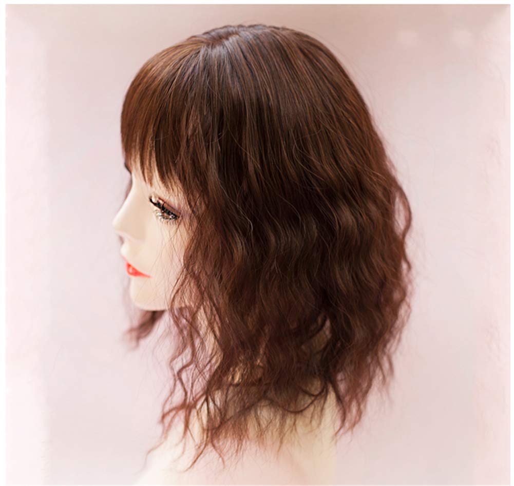 Yanamy Clip-In Hair Topper with Bangs for Women - 14