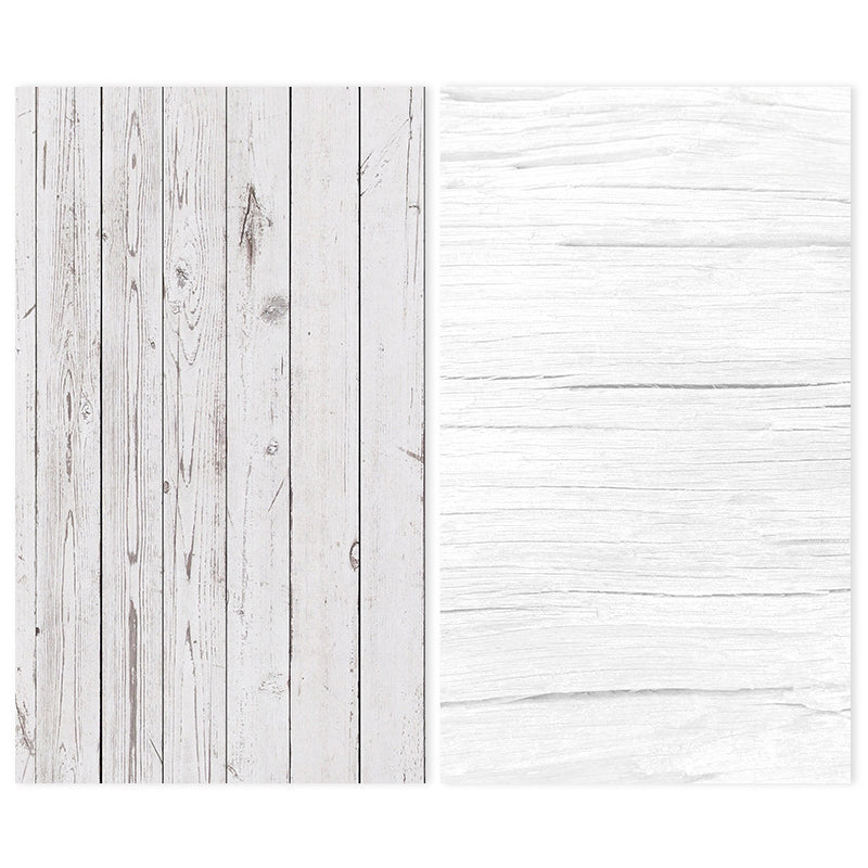 70x100cm Double-Sided Coated Printed Texture Paper - White Wood Background Set for Photography, Scrapbooking & DIY Crafts (SET 03) | High-Quality Photo Backdrop for Professional & Home Studio Use