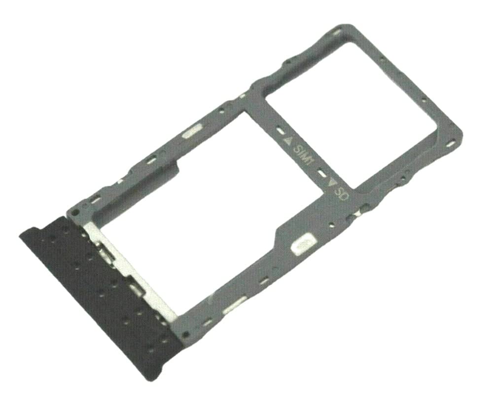 Original SD Card & SIM Card Tray Holder Replacement for TCL 20 XE 5087Z - Black | Compatible with TCL 20 XE Smartphone | Perfect for Storage Expansion & SIM Card Replacement