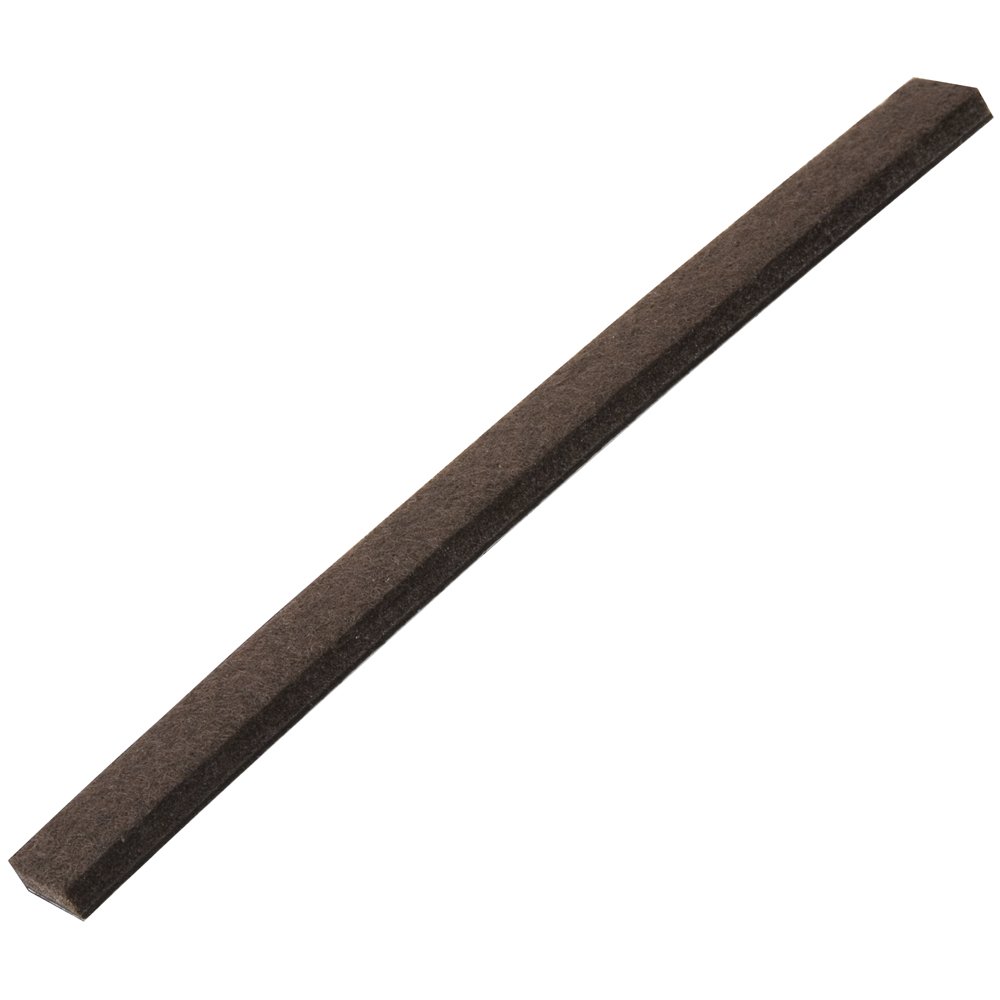 Self-Adhesive Pre-Cut Felt Strips - 18 Pieces, Walnut Brown for DIY Crafts, Home Decor, and Scrapbooking Projects