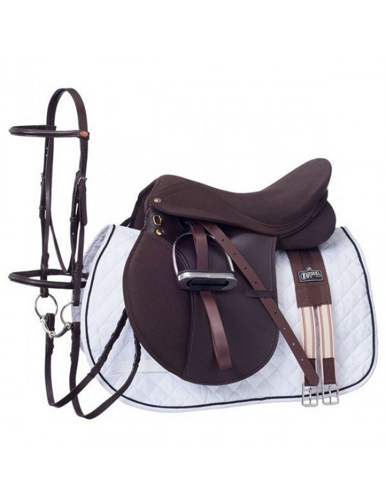 Pro Am All Purpose Saddle Package - Premium English & Western Riding Saddle for Comfort & Performance | Perfect for Trail Riding, Training & Horse Shows