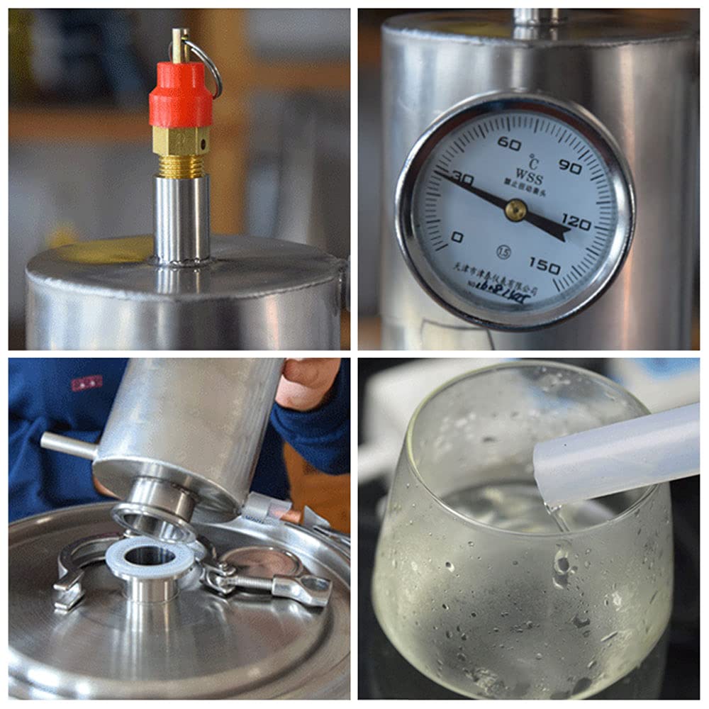 Moonshine Still Kit 60L - Home Alcohol Distiller for Whiskey, Brandy & Moonshine Making - Complete Brewing Equipment for DIY Distillation | Perfect for Home Brewing, Craft Spirits & Small Batch Production