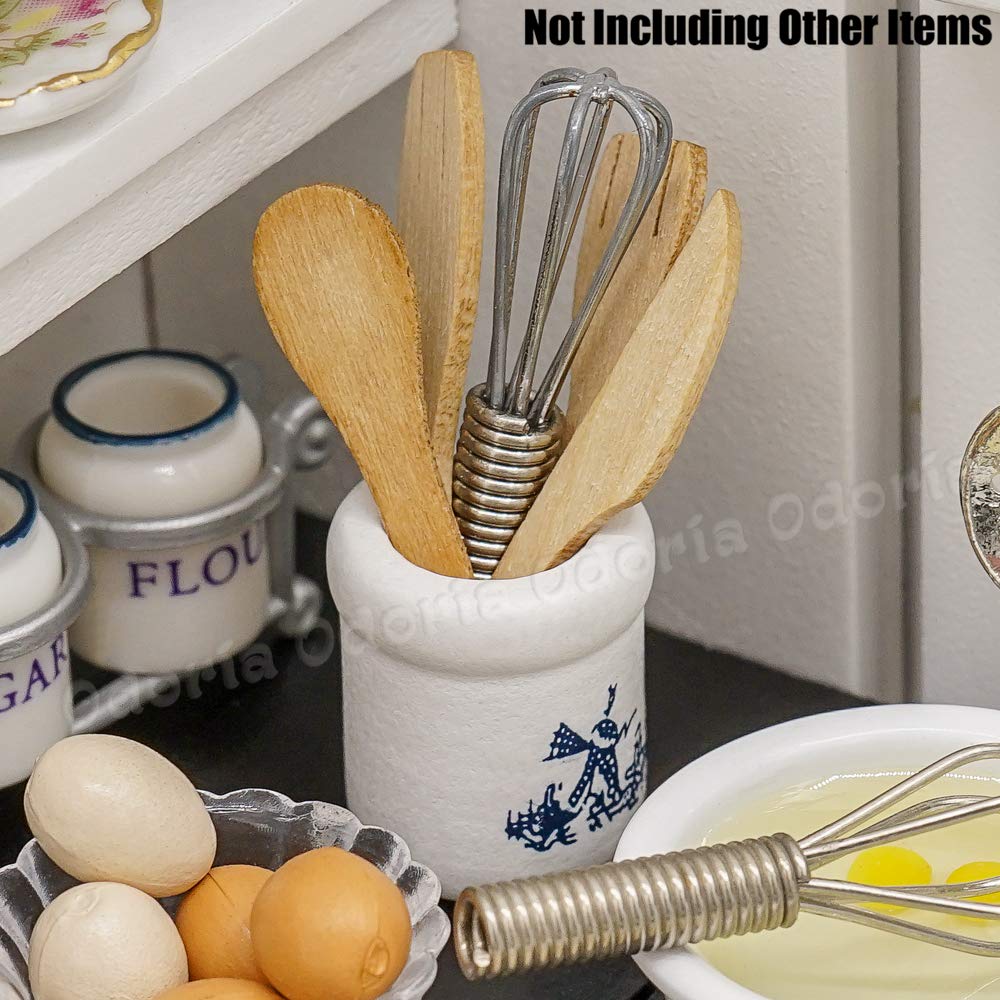 Odoria 1/12 Scale Miniature Kitchen Utensils Set - Tiny Dollhouse Accessories for DIY Crafts, Miniature Cooking Scenes & Model Displays