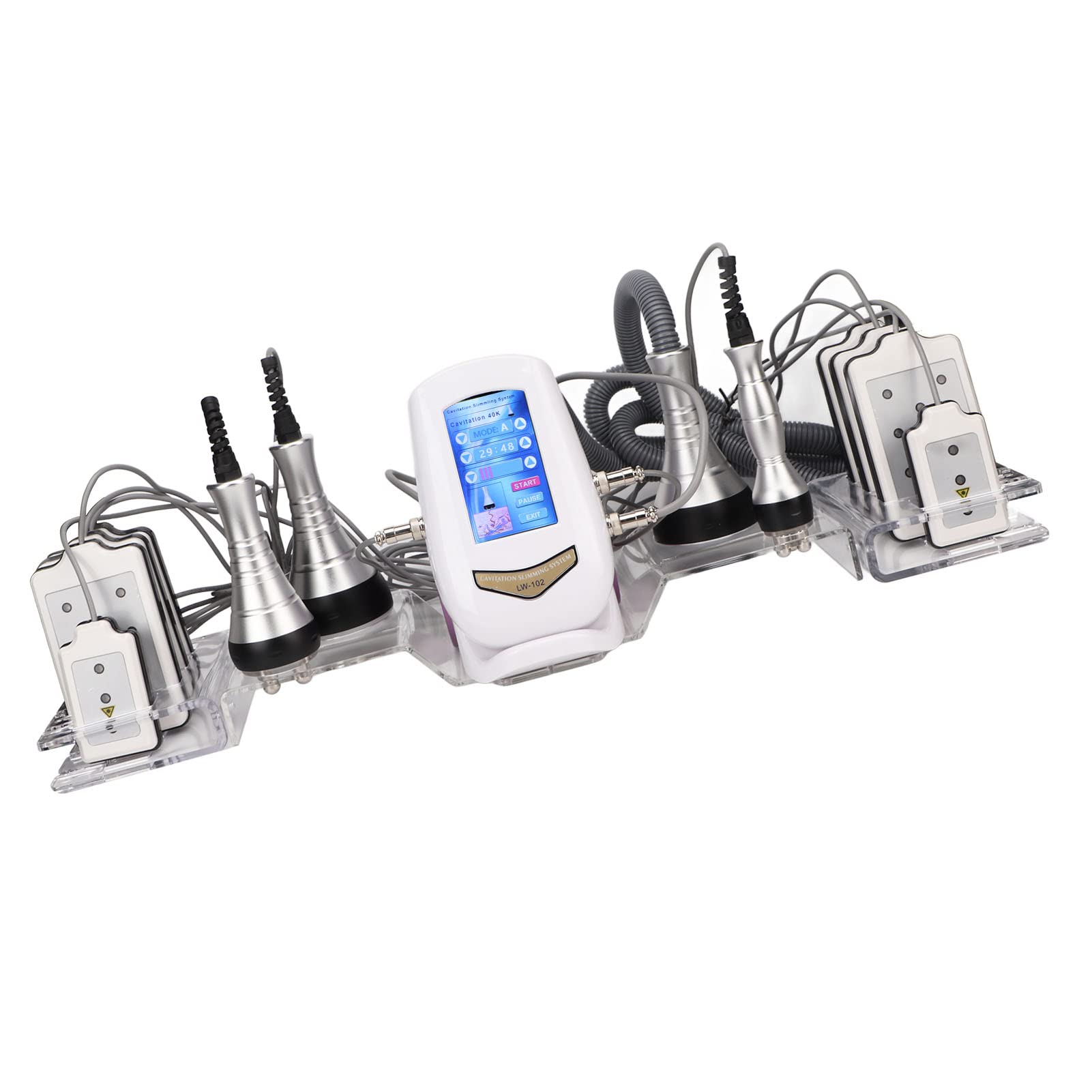 5 in 1 RF Body Slimming Machine for Face & Body - 40K Radio Frequency Skin Tightening, Fat Reduction & Fatigue Relief - 100-240V Salon Professional Device (UK Plug) - Perfect for Home Spa & Beauty Salon Treatments