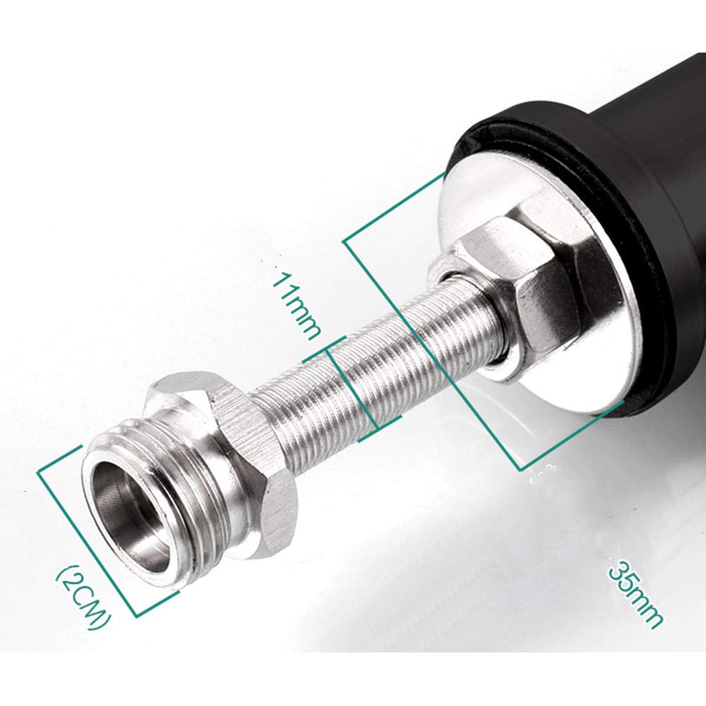 Stainless Steel Rotatable Kitchen Tap Mixer for Drinking Water - Single Hole Water Filter Faucet, Compatible with Water Purifier (Black) - Perfect for Home, Office, and RV Use