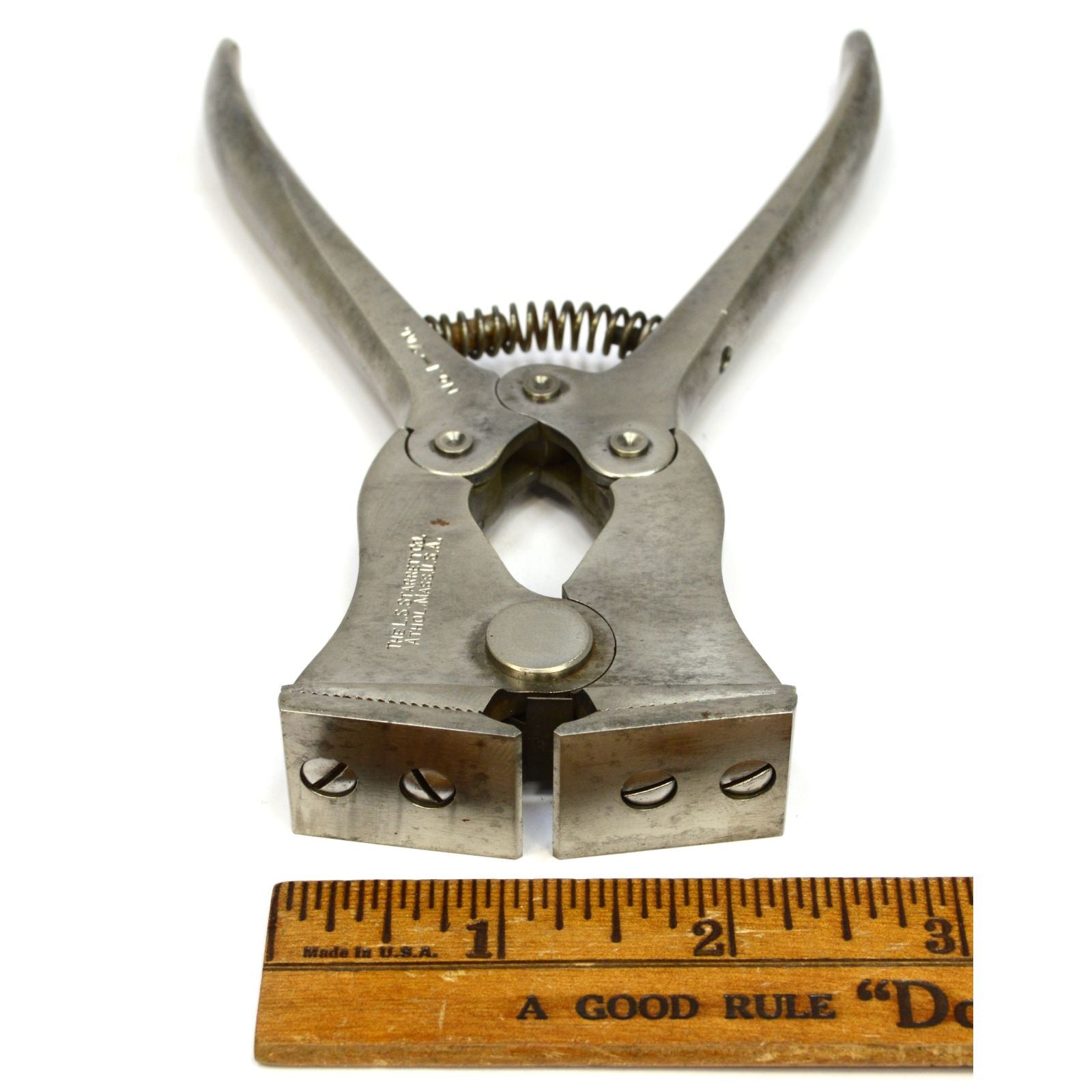 STARRETT No. 1 7-Inch Adjustable Jaw Nippers - Professional Wire Cutters & Machinist Tool for Metalworking, Electrical Work, and DIY Projects