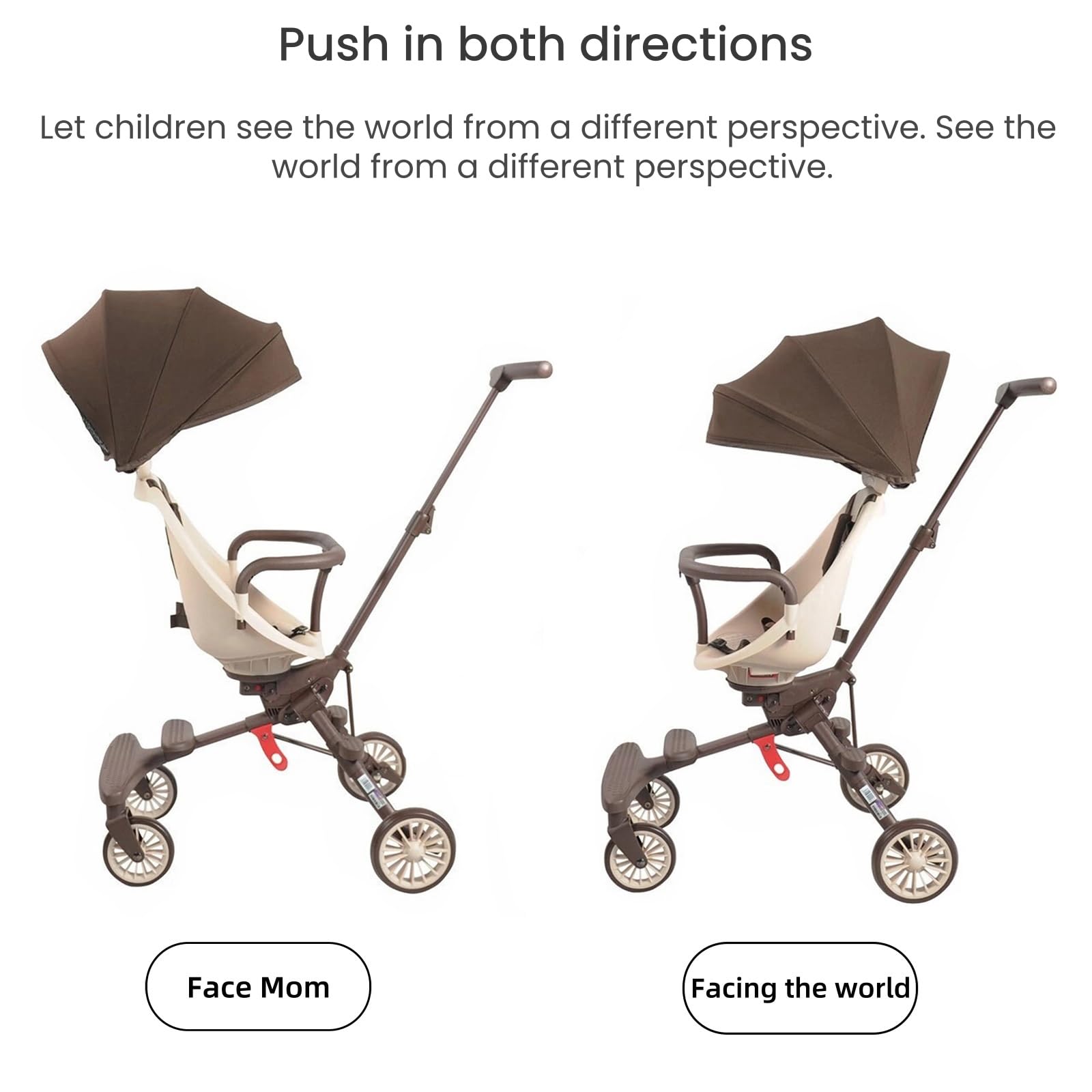 Lightweight Umbrella Stroller for Toddlers 1-3 Years Old - Compact Jogging Stroller with 360° Swivel Wheels | Easy Fold Travel Stroller for Big Kids | Perfect for Park Walks, Shopping & Airplane Travel