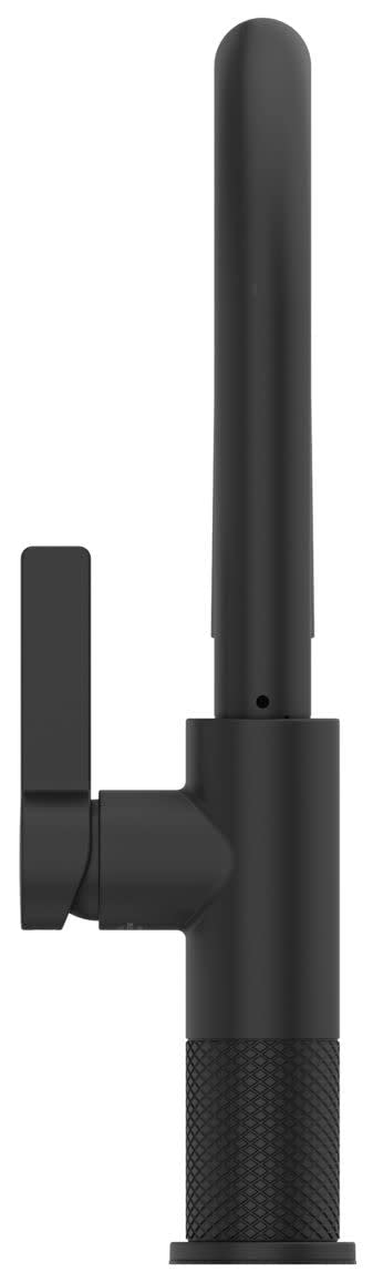 Pfister GT572-MTB Matte Black Kitchen Faucet with Pull-Down Sprayer - Modern Single Handle Waterfall Design for Sink - Perfect for Home, Restaurant & Commercial Use