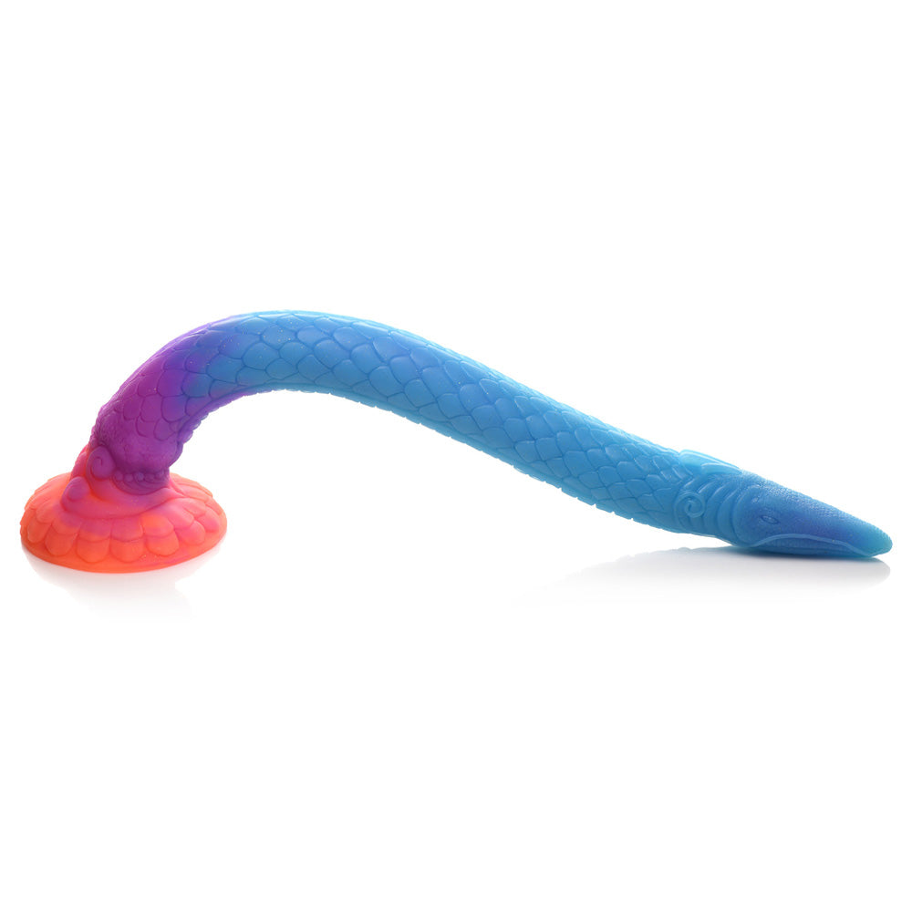 Glow in the Dark Makara Snake Dildo - Realistic Silicone Creature Cock for Adults | Perfect for Fantasy Play, BDSM, and Sensual Exploration