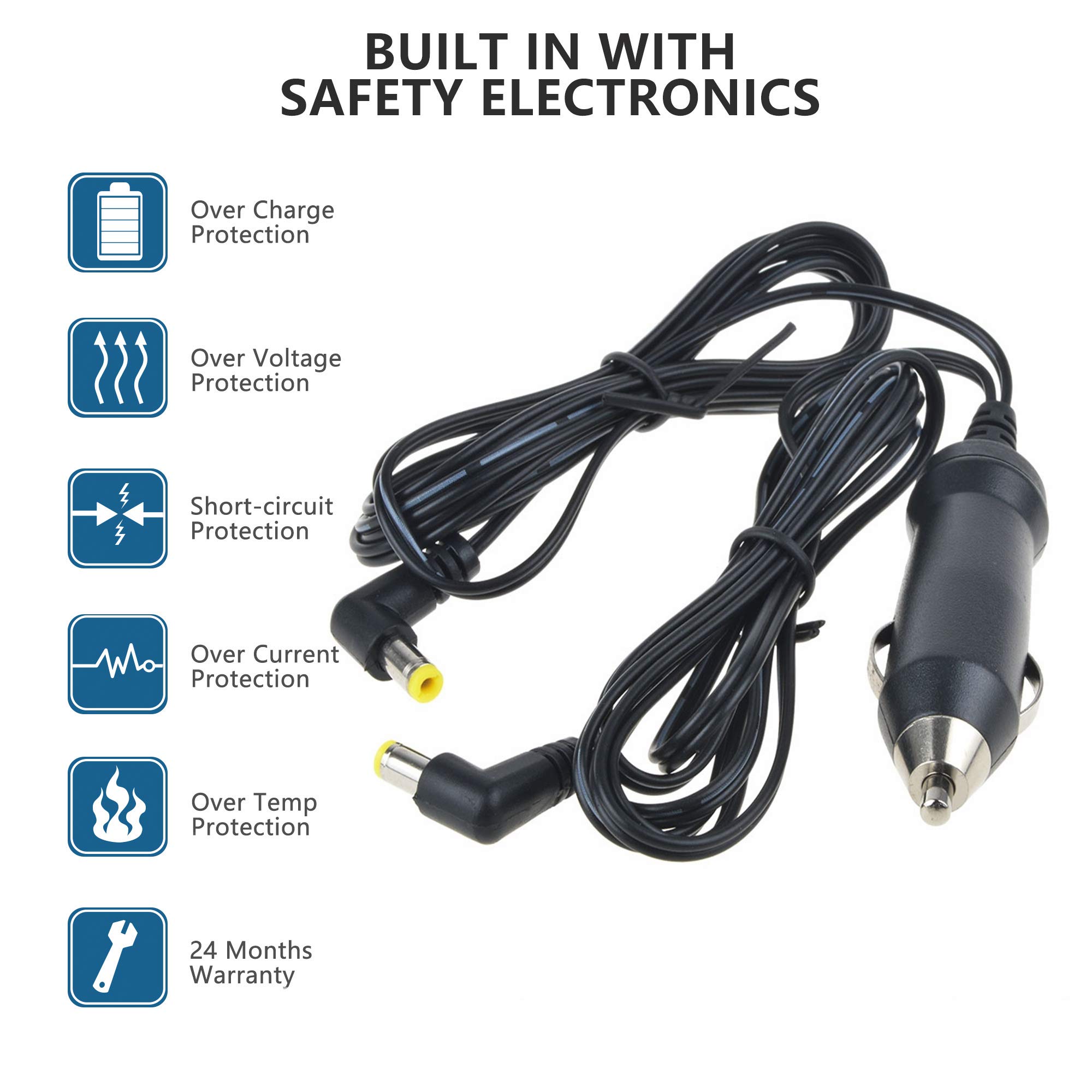 Dual USB Car Charger Adapter for Bush Twin DVD BDVD 79701M - Fast Charging for Road Trips & Travel Accessories