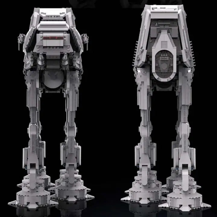 MOULD KING 21015 Minifig Scale AT-AT Walker with Detailed Interior - 6919pcs Star Wars Building Blocks Set for Adults & Kids - Perfect for Display, Collecting & Creative Play