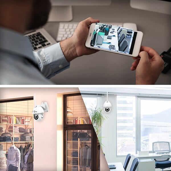 Full HD 1080P Outdoor Smart IP Security Camera with Motion Detection - Perfect for Home Surveillance, Baby Monitoring & Pet Watching