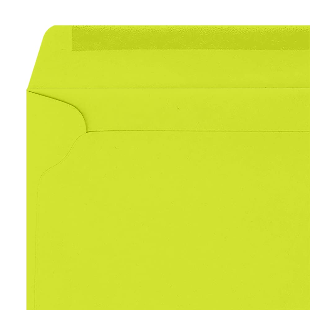 LUXPaper 9 x 12 Booklet Envelopes - Wasabi Green | 80lb. Text Weight | Pack of 250 | Perfect for Wedding Invitations, Business Mailings & Stationery Supplies