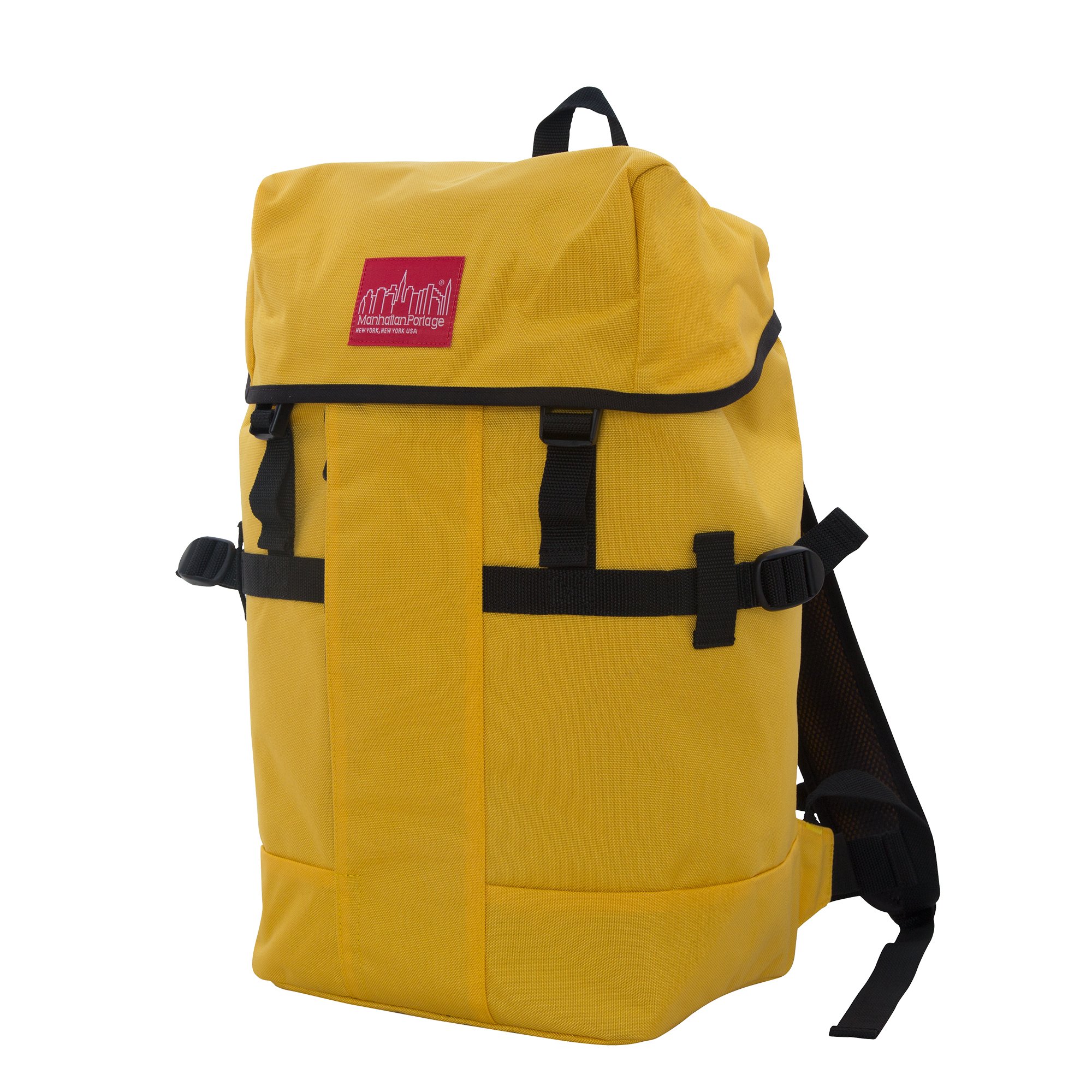 Manhattan Portage Greenbelt Hiking Backpack - Lightweight Durable Outdoor Backpack for Men & Women, Mustard Color, One Size - Perfect for Camping, Travel & Daily Commute