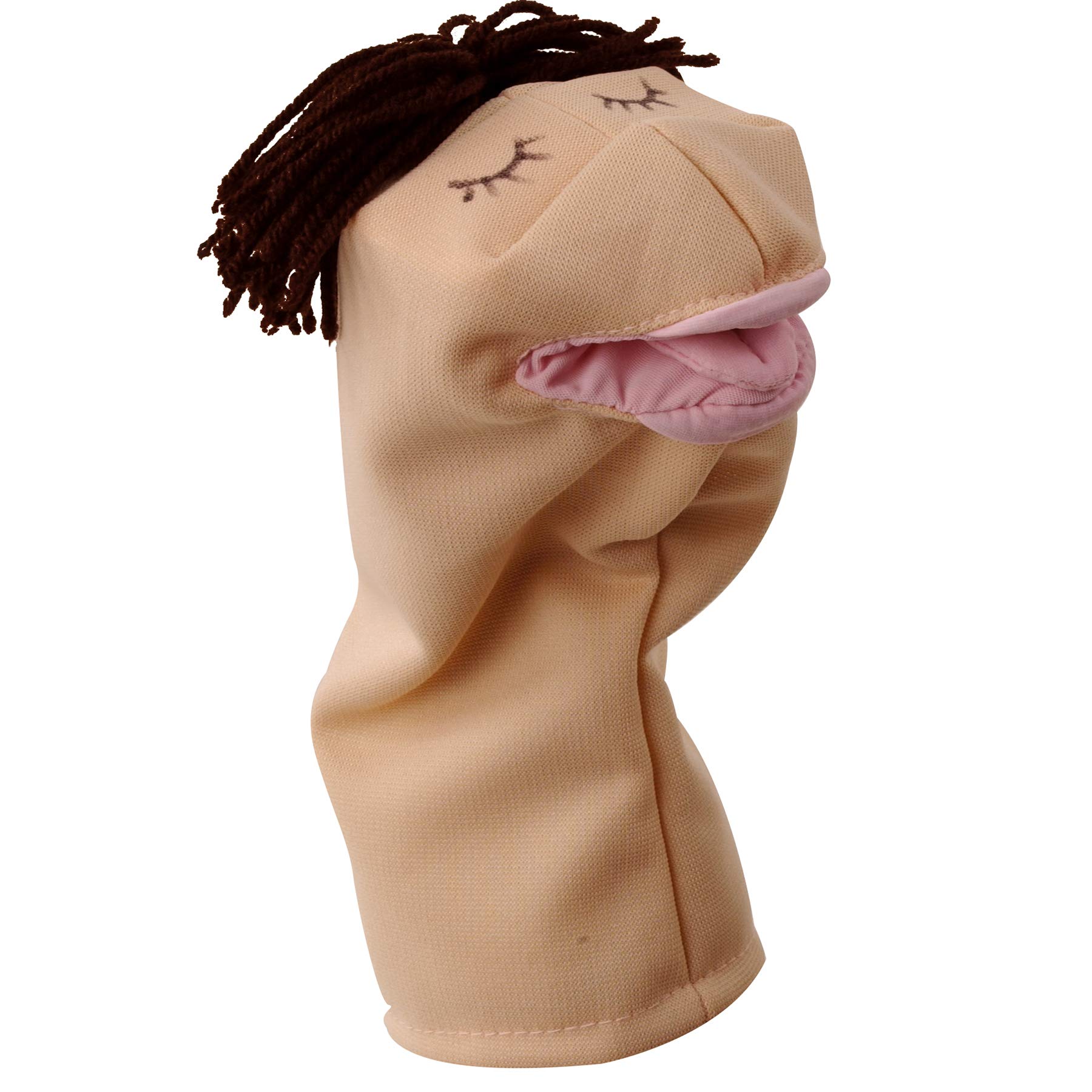 Soft Beige Breastfeeding Hand Puppet for Nursing Moms - Perfect for Bonding, Playtime & Baby Development